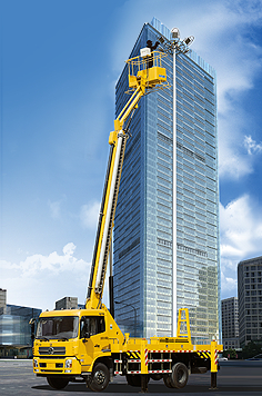 vehicle-mounted mobile elevating work platform